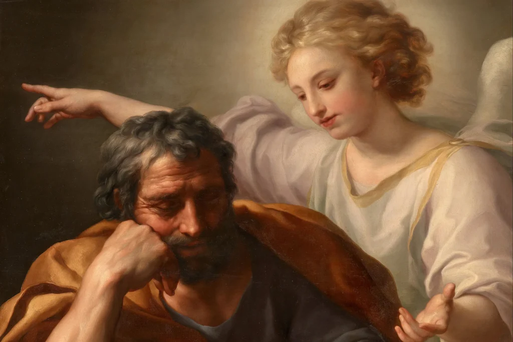 San José con el ángel