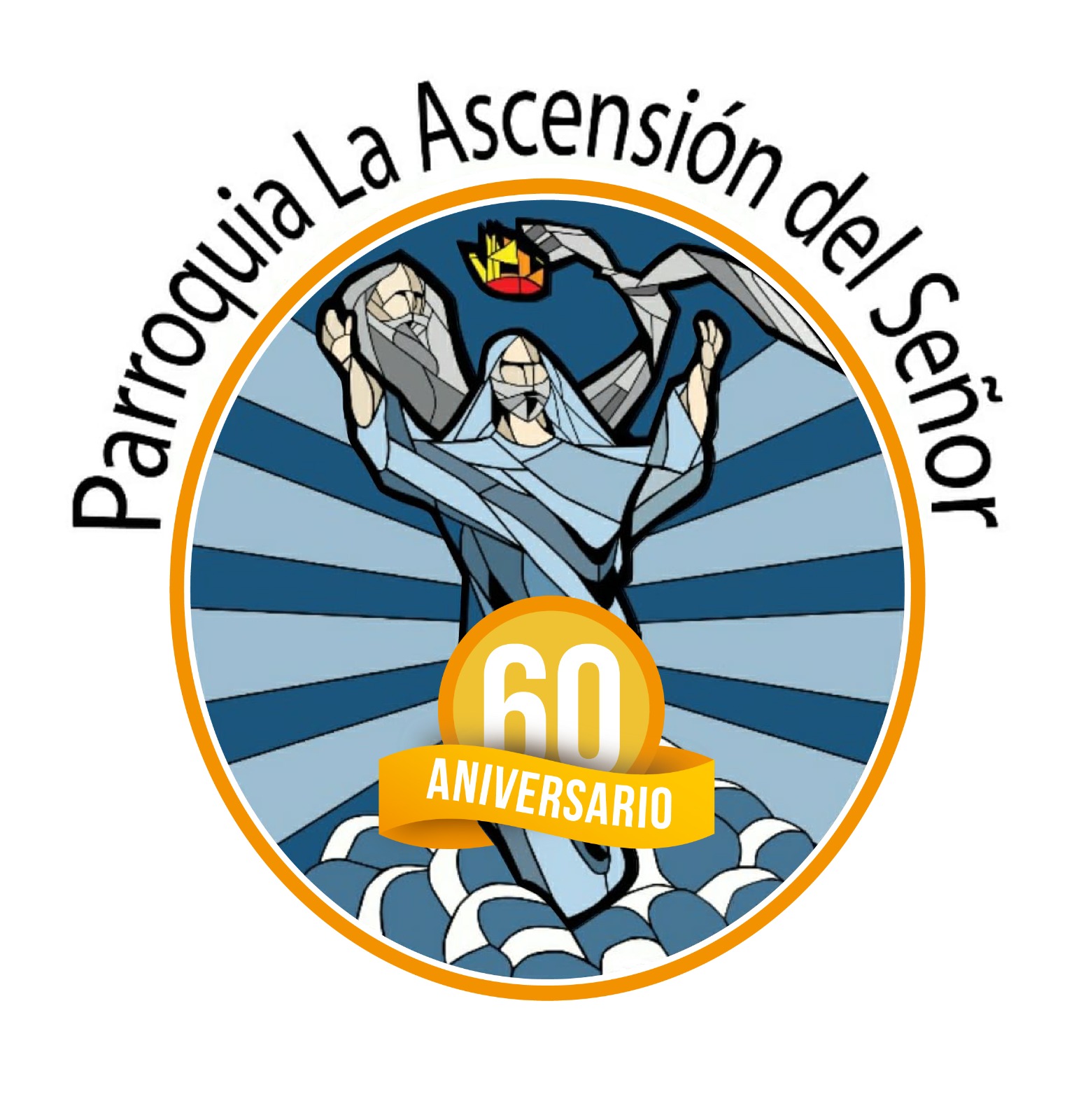 Logo 60 Años Parroquia La Ascensión del Señor